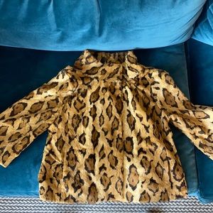 Beth Bowley leopard jacket, size small